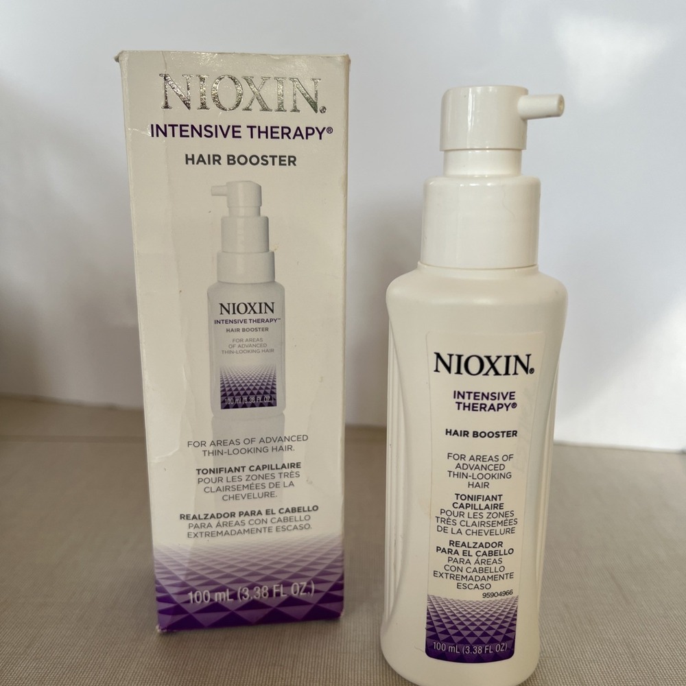 Nioxin Intensive Therapy Hair Booster CoZyme-10 Vitamin Complex 3.38 oz Tested